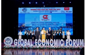 Công Ty Tnhh Thương Mại Và Dịch Vụ Quốc Cường Foods đạt Top 50 Thương hiệu xuất sắc Toàn Cầu năm 2023